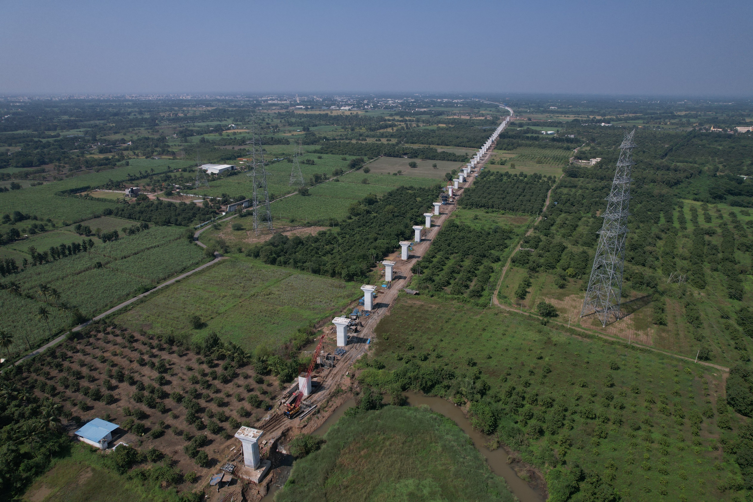 ઔરંગા નદી, વલસાડ જિલ્લામાં પિયર કામ, જૂન 2023.